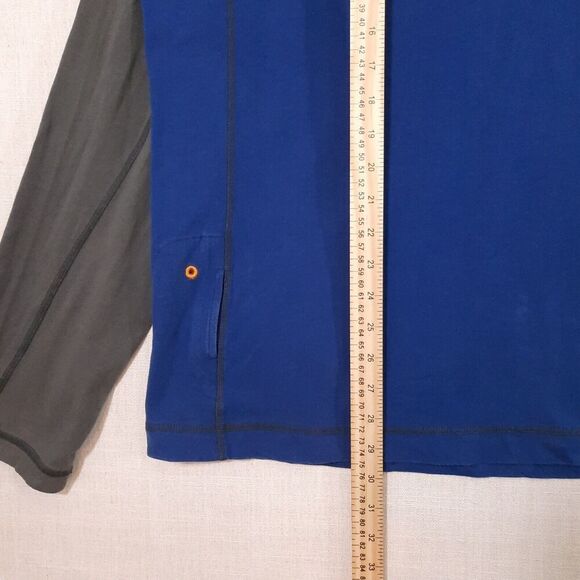 Eddie Bauer Men's FreeDry Athletic Track Shirt Size XL Quarter Zip Colorblock - Picture 9 of 12